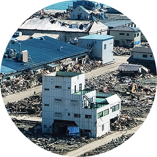 RC造は津波にも強い