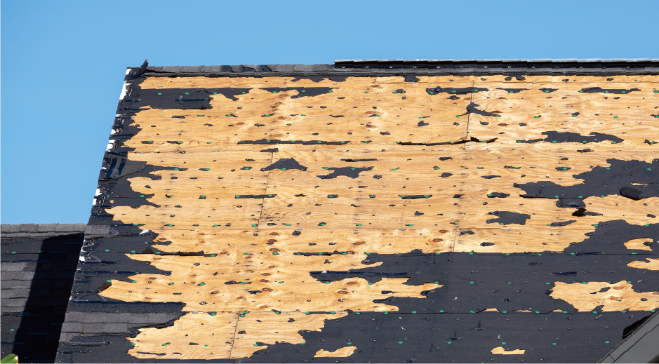 屋根が飛ばされない