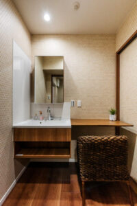 ワイドな玄関と贅沢な空間使いで快適な毎日