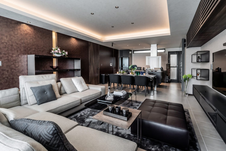 イタリア家具を中心にデザインした住空間