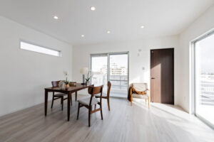 ３階をホームオフィスにした完全分離型二世帯住宅