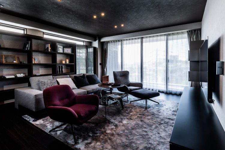 イタリア家具を中心にデザインした住空間