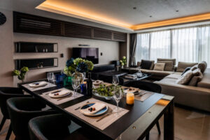 イタリア家具を中心にデザインした住空間