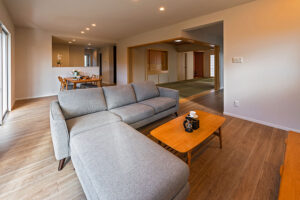 広い和室が特徴の二世帯住宅