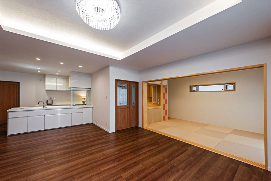 収納上手なスッキリとした家