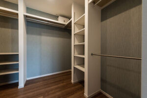 ゆとりのあるプライベート空間を保った共同住宅