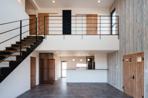 北部の自然を感じるデザイン住宅