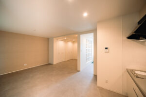 白を基調としたこだわりの二世帯住宅