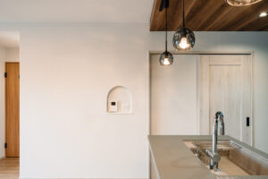 デザイン性と機能性を充実させた2階建て住宅