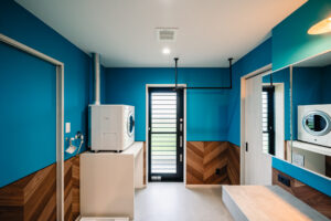 デザイン性と機能性を充実させた2階建て住宅