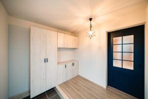 デザイン性と機能性を充実させた2階建て住宅